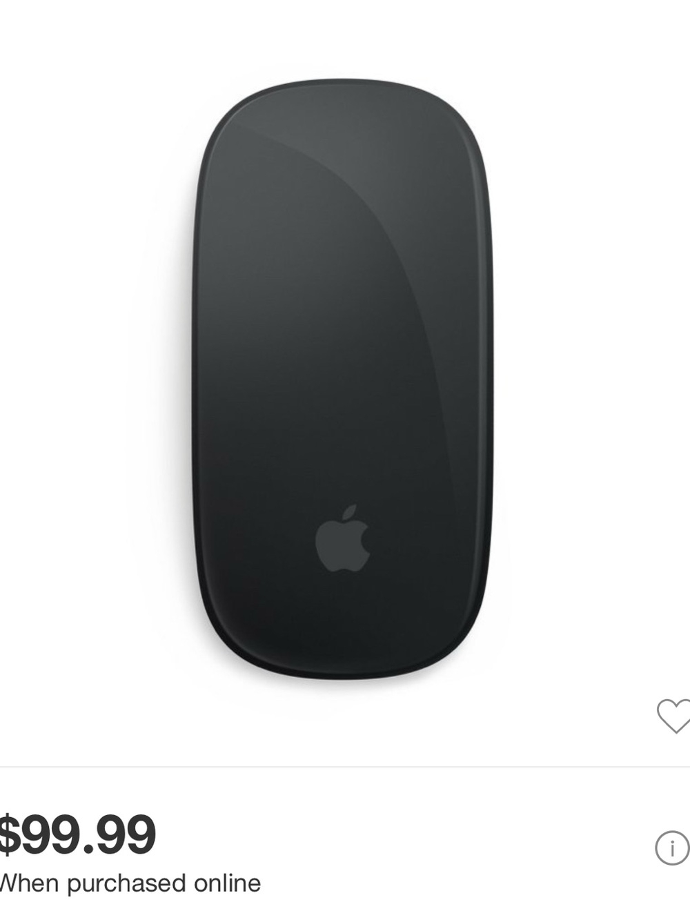 *NWOT* Apple Magic Mouse - Black Multi‑Touch Wireless Mouse